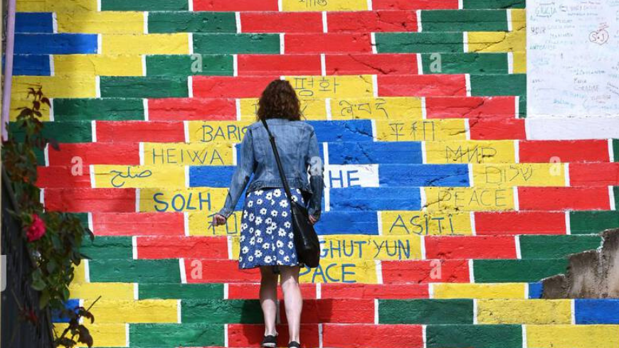 Orgosolo, mur coloré