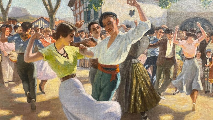 Peinture à l'intérieur du musée