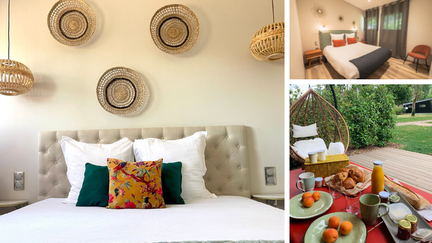 Domaine le Vaxergues: un refuge éco -chique au cœur de l'avenue. Chambres et petit déjeuner en plein air