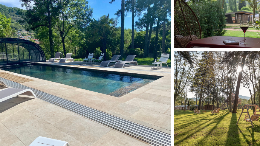 Domaine le Vaxergues: un refuge éco -chique au cœur de l'avenue. Piscines et zones vertes