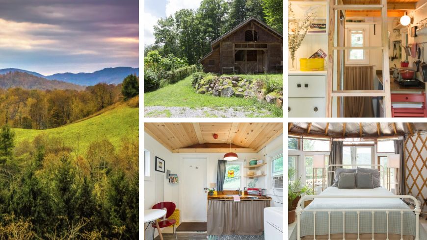 Eco-lodge familial et ferme écologique en Caroline du Nord