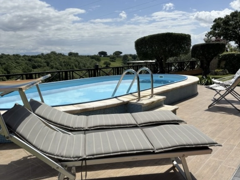 Séjour vert près de Rome