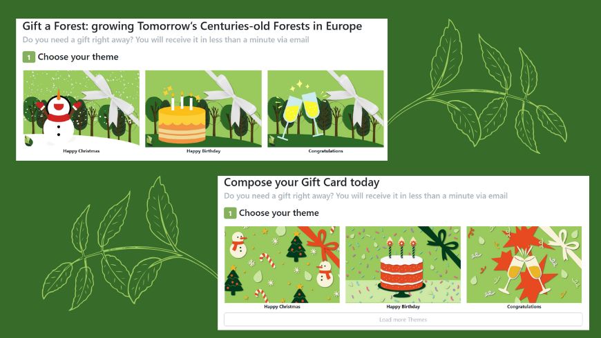 Carte Cadeau Voyage et Ecobnb Forêt