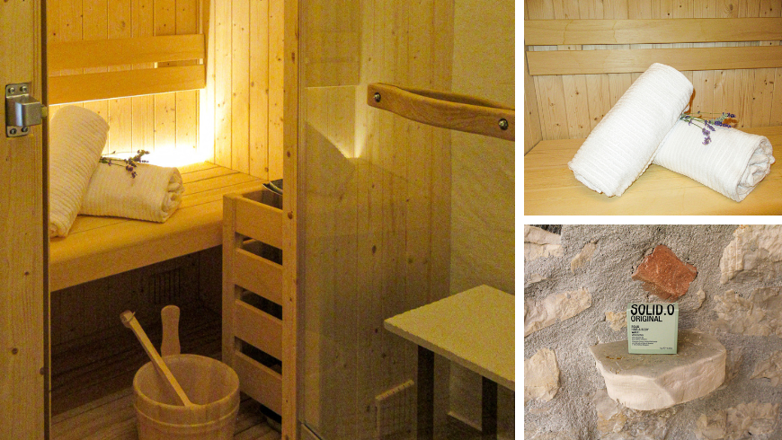 sauna à l'agritourisme Cargador