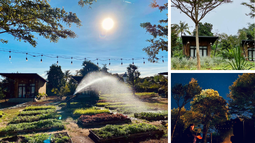 Paksong Farmstay, écolodge glamping écologique au Vietnam