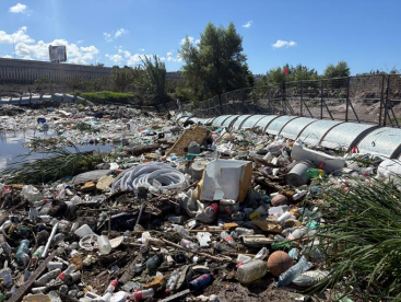Conséquences des inondations - Rivière Tijuana