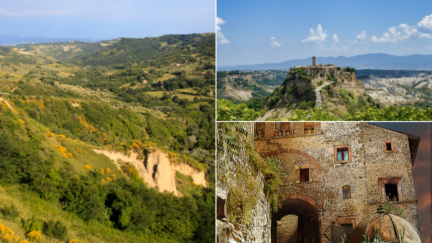 Paysages de la Tuscie de Viterbe