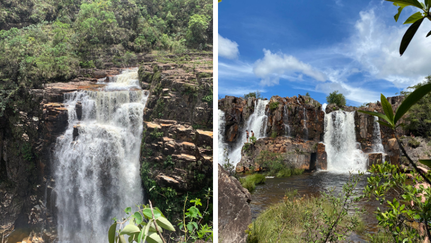 Cascades à Chapada dos Veadeiros