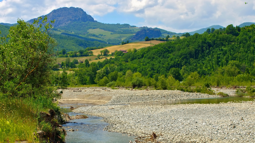 Vallée de Trebbia, l'une des plus belles vallées d'Émilie-Romagne