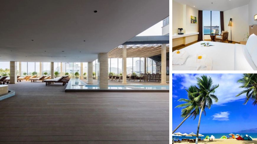 Mamadelta Retreat: Zone hôtelière interne avec piscine et plage