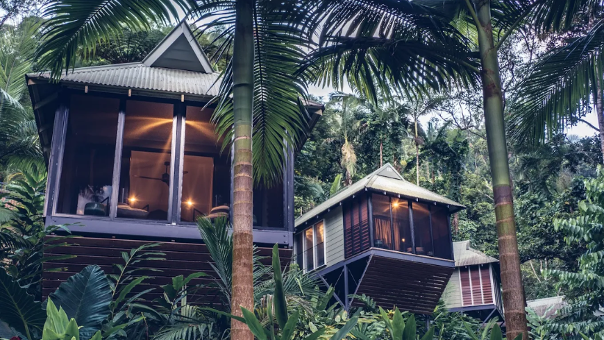 Eco Lodges dans la jungle (Daintree Ecolodge à Cairns, Australie)