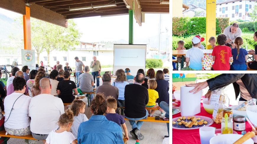 réunions, conférences et ateliers au Salon du commerce durable et équitable Valsugana dans le Trentin