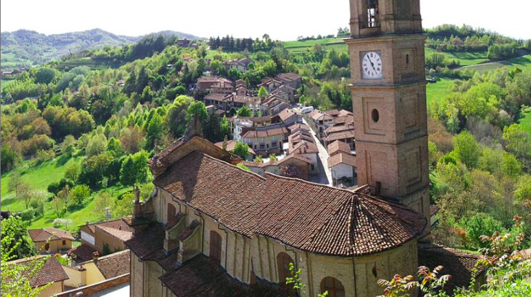 Vue de l'église de San Giorgio, Aramengo