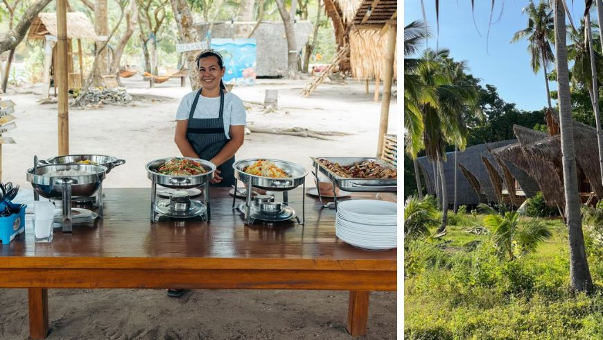 nourriture biologique et locale chez Isla Experience