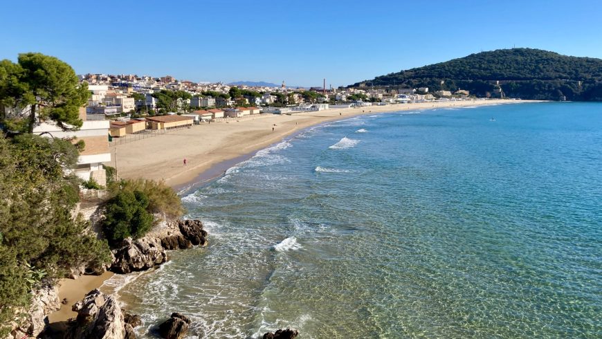 Plage de Gaeta en hiver