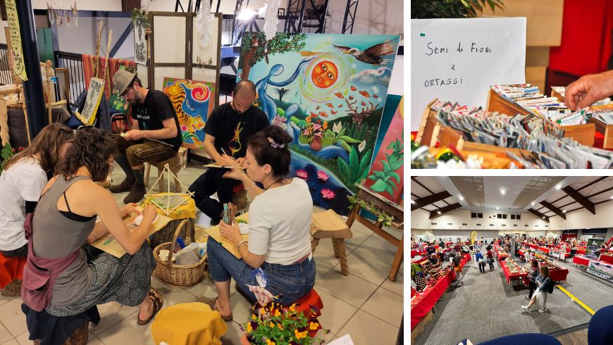 valsugana durable et équitable : rencontres, échange de semences, exposants à la foire