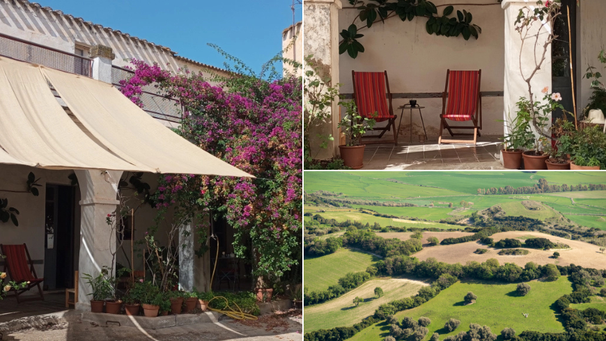Casa M à Siddi, Sardaigne, une maison en pierre restaurée à Marmilla entourée de paysages ruraux et de patrimoine local