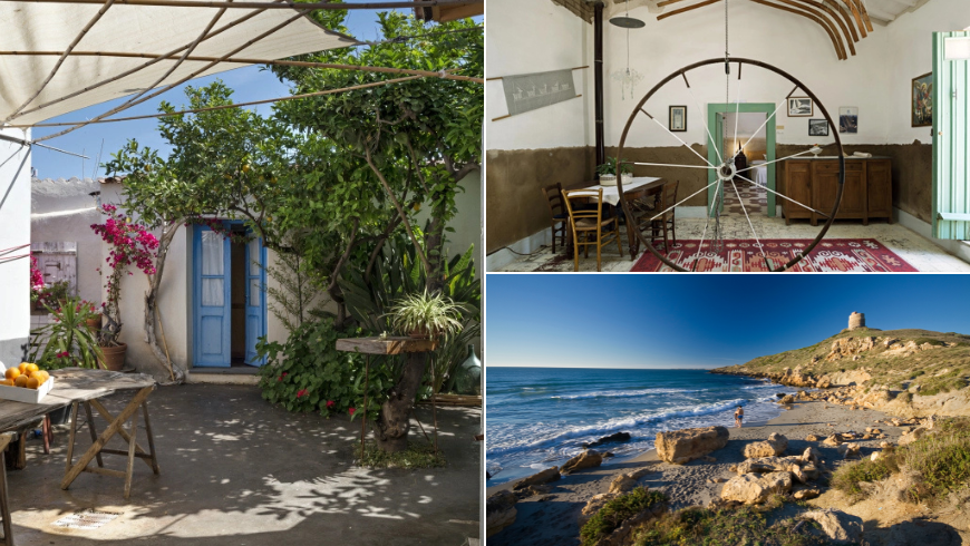 retraite de coliving durable avec une architecture en terre crue et des paysages de la côte ouest