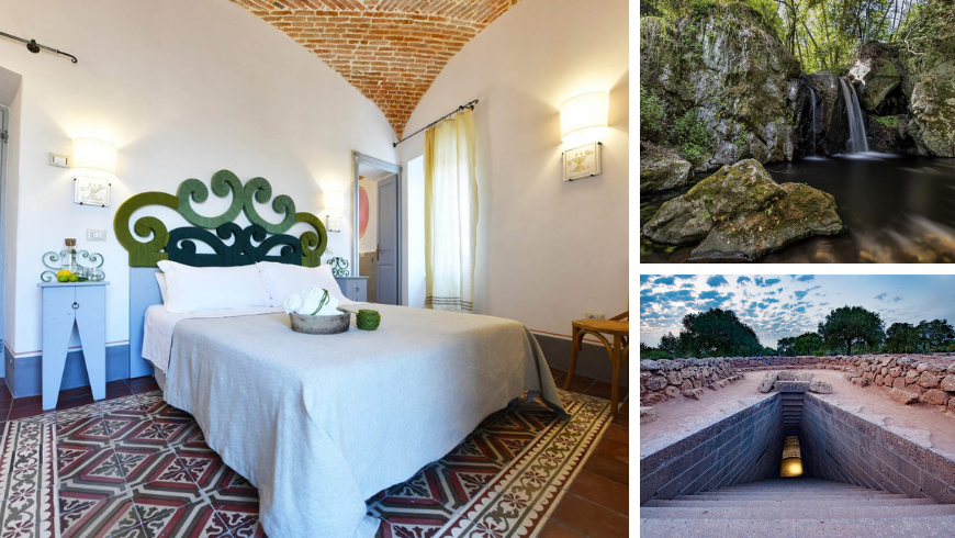 BISOS Eco Hospitalité Diffusée dans le village sarde de Paulilatino, près de la cascade Sos Molinos et du Puits Sacré de Santa Cristina.