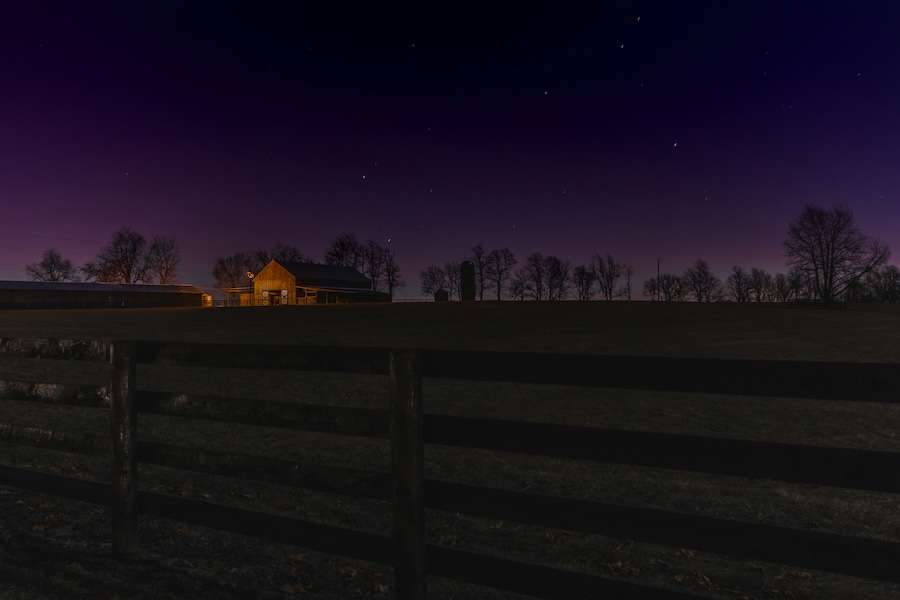 Farmers in a national park are turning down lights at night to help wildlife – it could be good for crops too