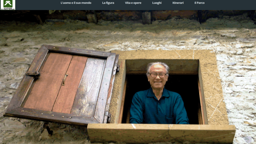 Fosco Maraini dans sa maison de Pasquigliora, Alpes Apuanes