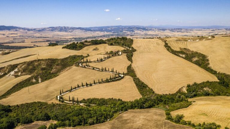 Val d'Orcia : Expériences lentes authentiques entre thermes, vignobles et sentiers anciens