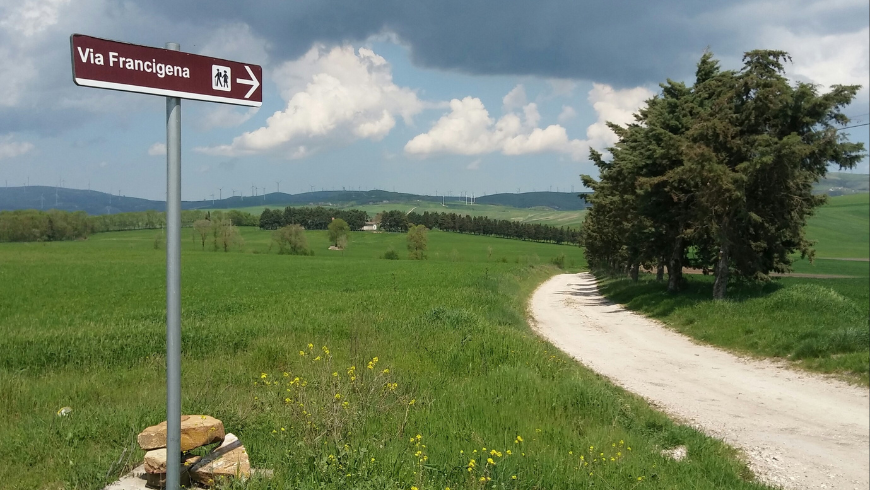 Via Francigena, bel itinéraire à découvrir à pied