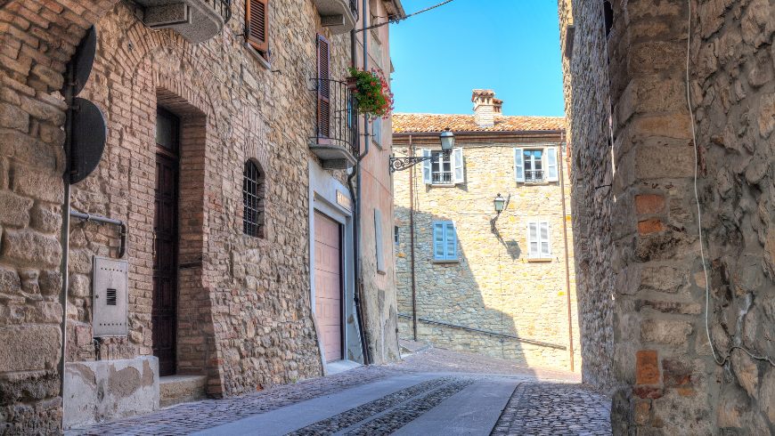 Zavattarello, un beau village du Val Tidone