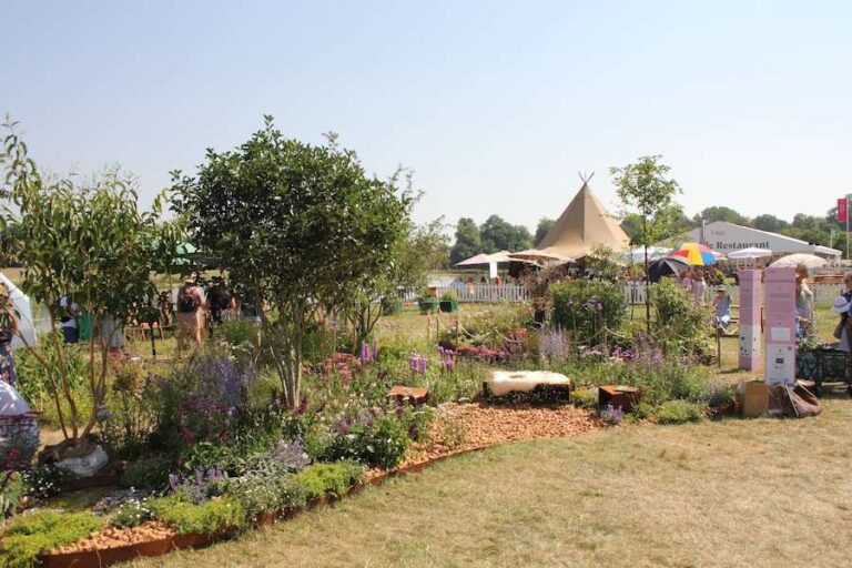 Le jardin d'Emma, ​​favorable aux papillons, remporte la médaille d'argent au RHS Badminton