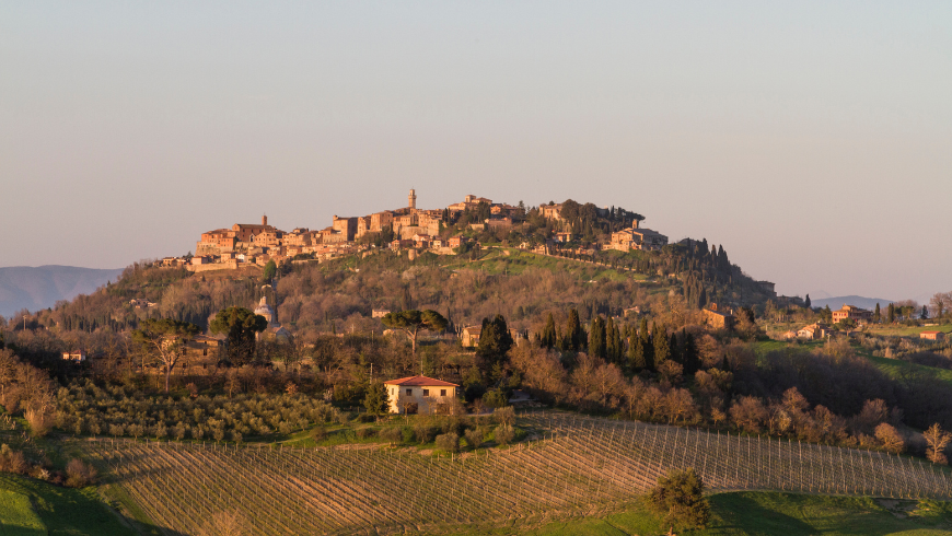 Vue de Montepulciano, Val d'Orcia