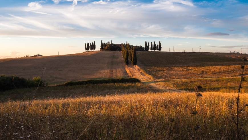 Paysage devant Poggio Manzuoli