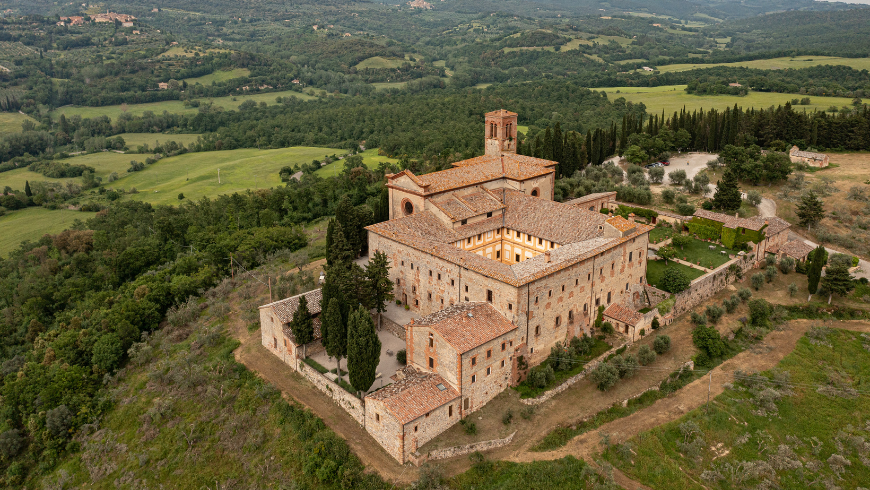 Monastère de Sant'Anna à Camprena, Val d'Orcia