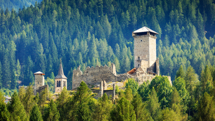 Le château d'Ossana, Val di Sole