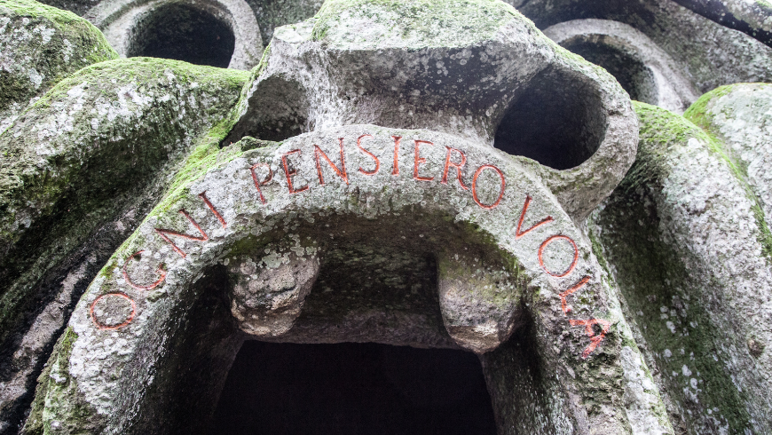 Un des monstres du Bois Sacré de Bomarzo